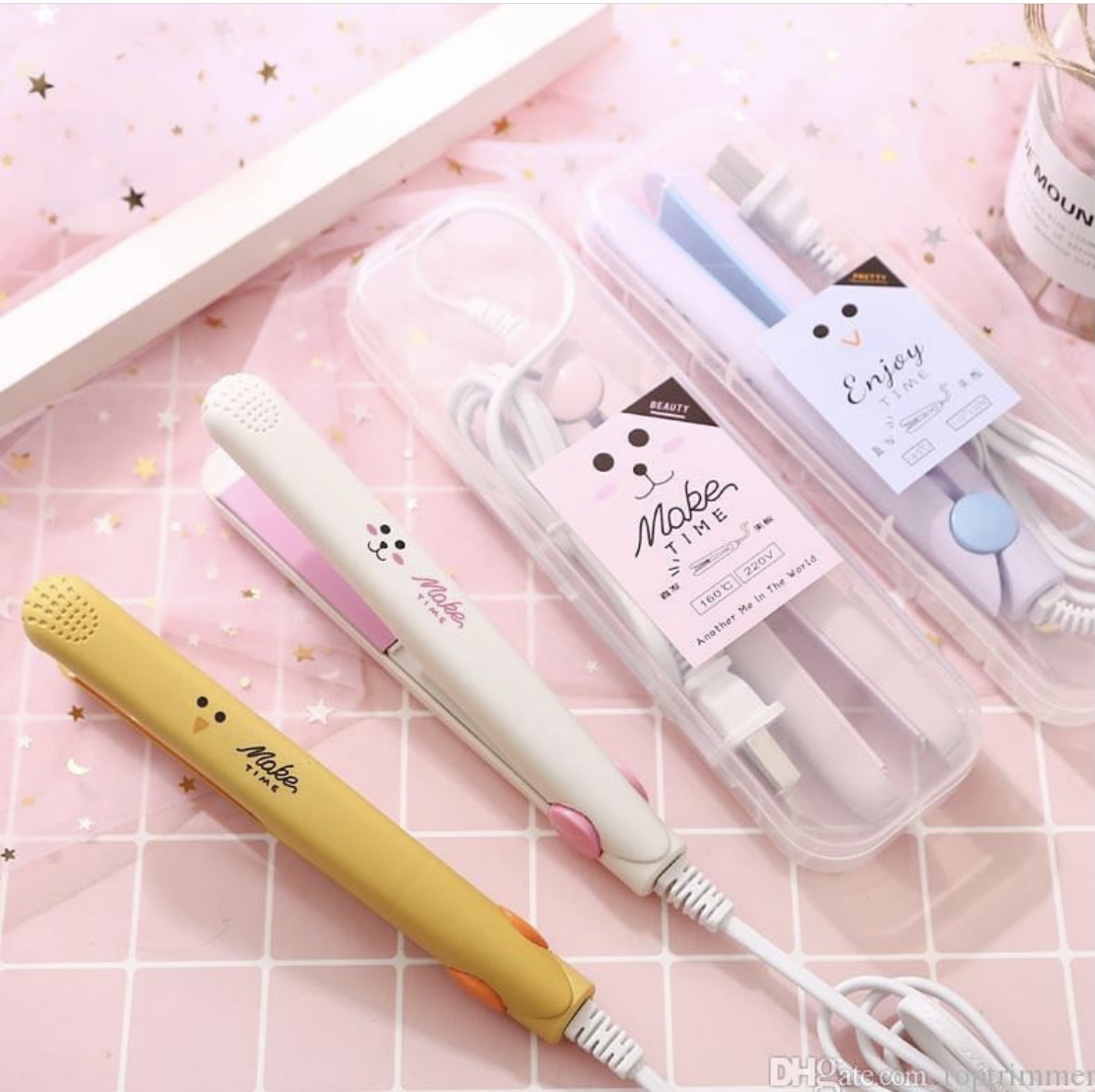 اتو مو مسافرتی میشا میک تایم اورجینال MakeTime Hair Travel Straightener