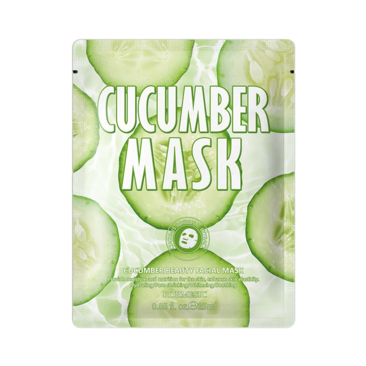 ماسک ورقه ای خیار کورمسیک KORMESIC Cucumber Beauty Facial Mask