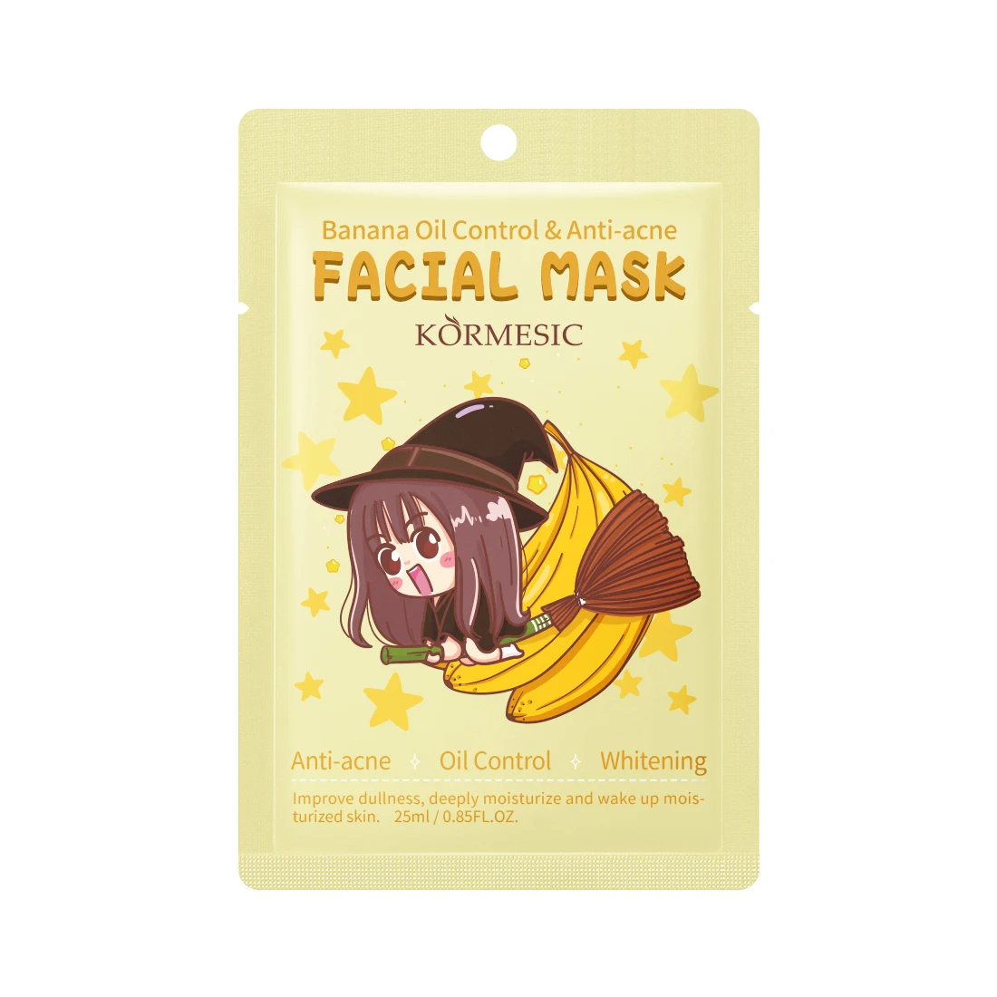 ماسک ورقه ای موز کورمسیک KORMESIC Banana Facial Mask