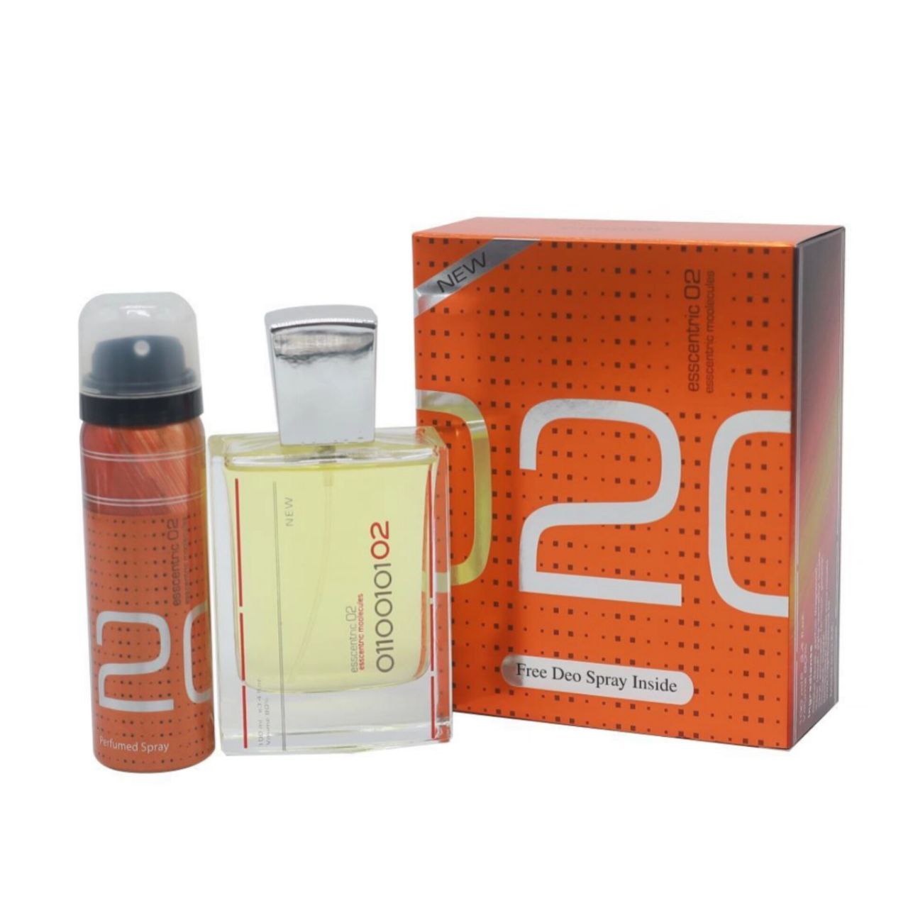 عطر ادکلن فرگرانس ورد اسنتریک مولکول 02 با اسپری اورجینال 100میل Fragrance World Esscentric02 moolecuse