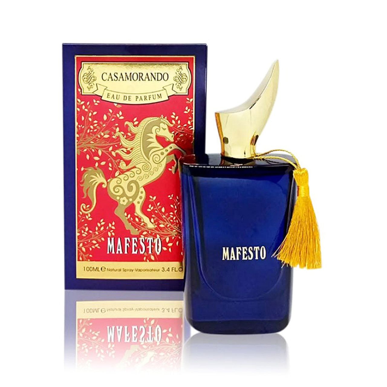 عطر ادکلن فرگرانس ورد زرجوف مفیستو اورجینال 100میل Fragrance World Casamorando Mafesto