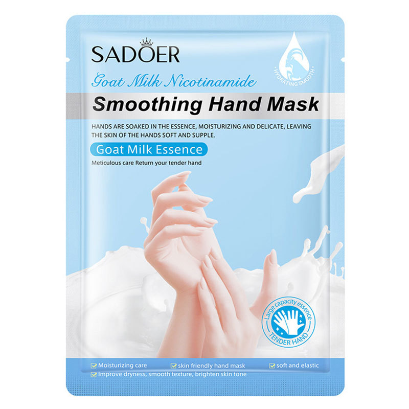 ماسک دست شیربز و نیکوتین آمید سادور SADOR Goat Milk Nicotinamide Smoothing Hand Mask