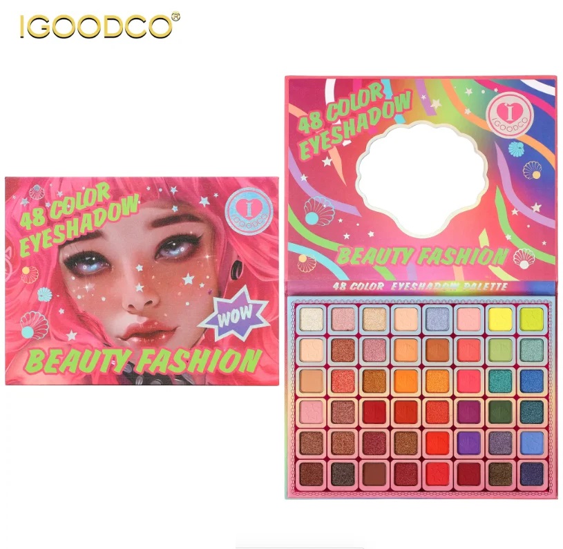 پالت سایه چشم آی گود کو مدل بیوتی فشن 48 رنگ اورجینال IGOODCO 48 colors Eye Shadow Palette Beauty Fashion