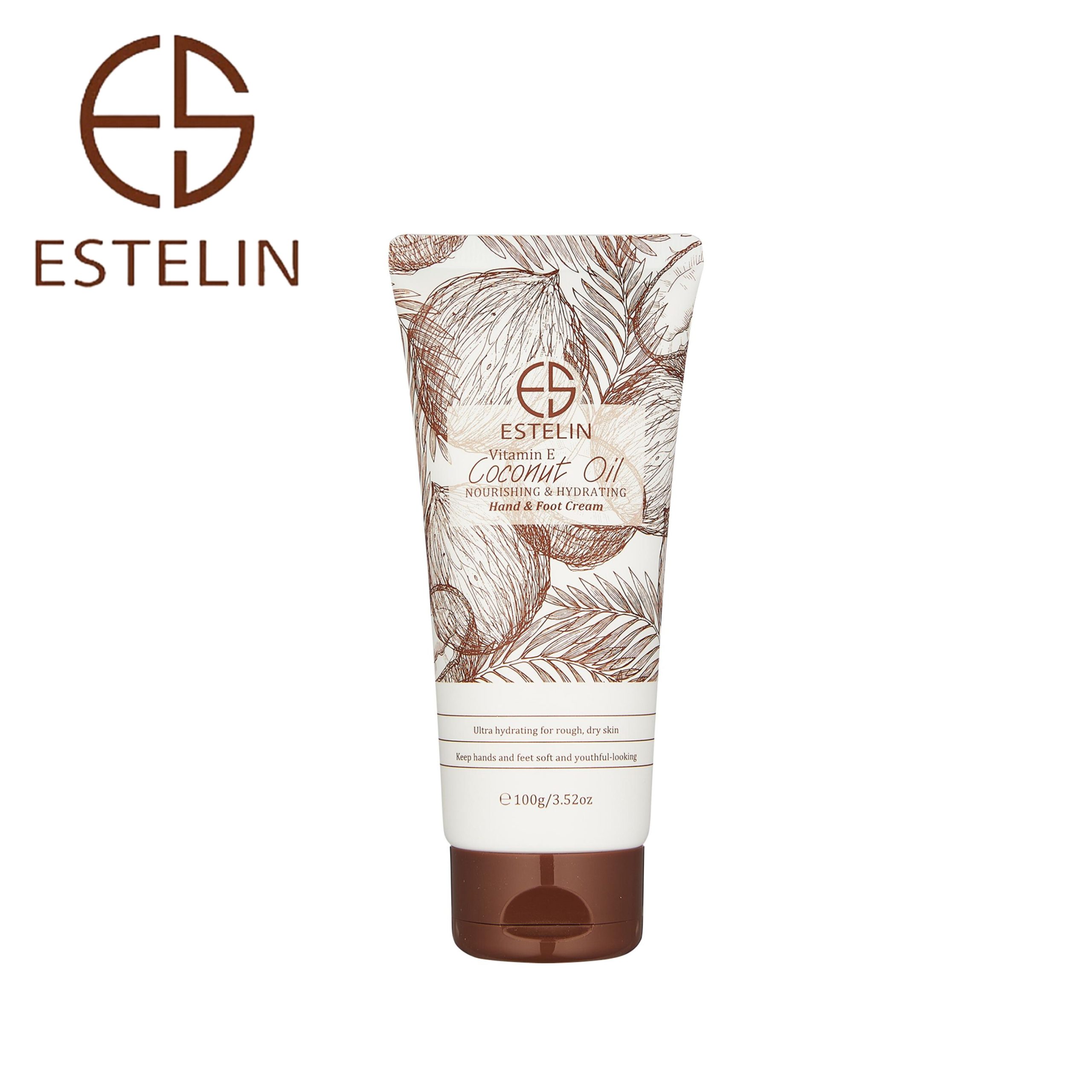 کرم دست و پا نارگیل و ویتامین E استلین ESTELIN Coconut Oil Hand & Foot Cream