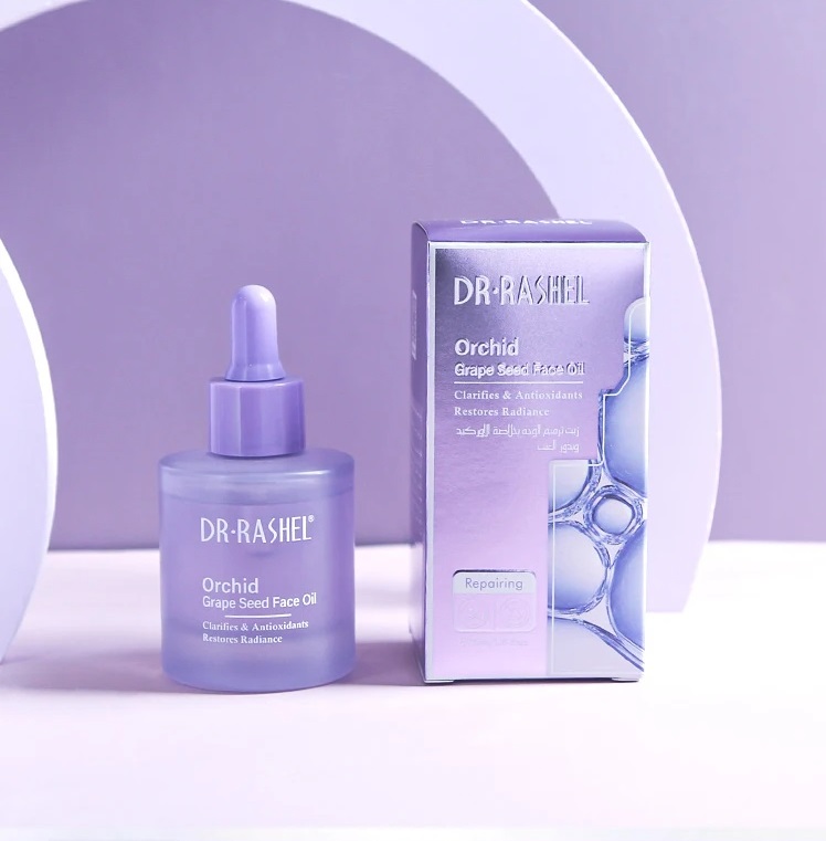 روغن صورت ارکیده و هسته انگور دکتر راشل اورجینال 35 میل DR.RASHEL Orchid & Grape Seed Face Oil