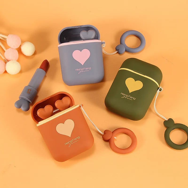 رژلب جامد ایرپادی هنگ فنگ اورجینال Heng Fang Airpods Lipstick