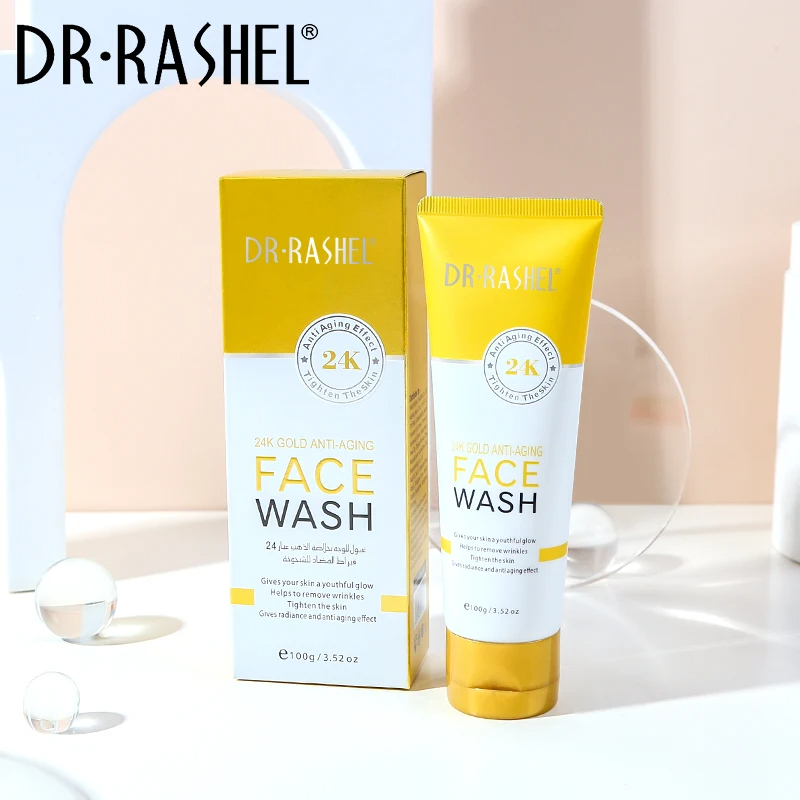 فیس واش طلا دکتر راشل اورجینال 100 گرم DR.RASHEL 24K Gold Face Wash
