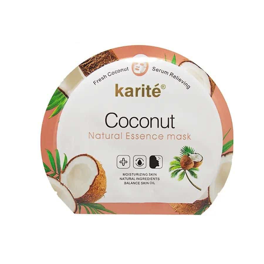ماسک ورقه ای نارگیل کاریته karite Cocout Facial Mask