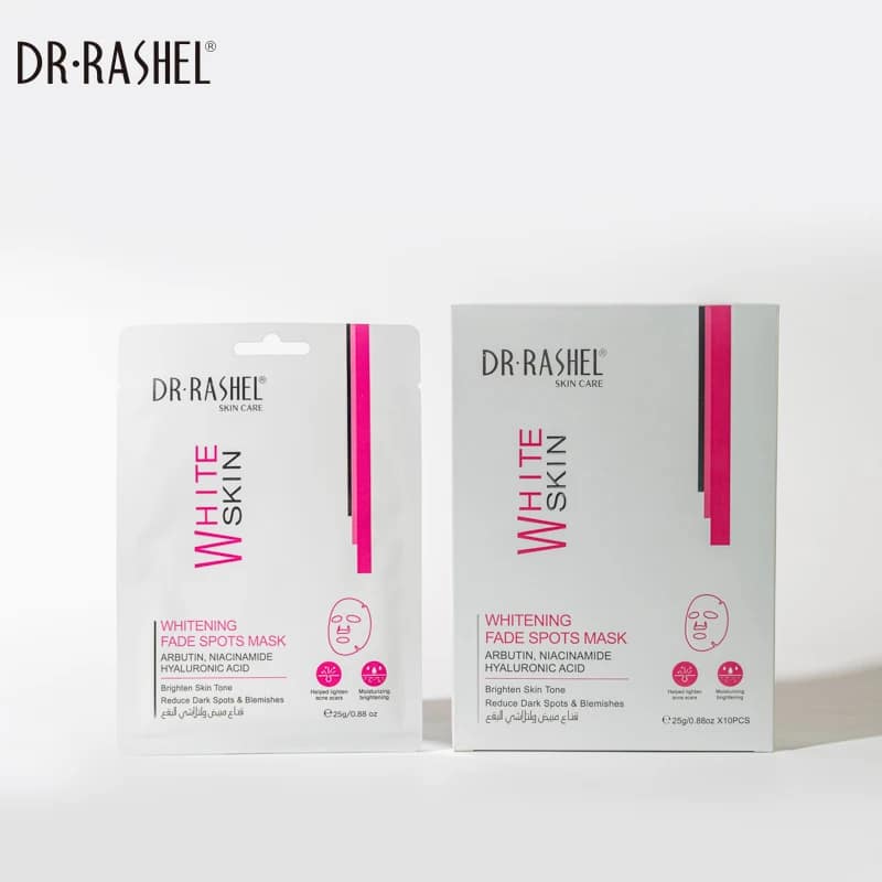 ماسک ورقه‌ ای ضد لک وایت اسکین دکتر راشل ۲۵ گرم اورجینال DR.RASHEL Whitening Fade Spots Sheet Mask