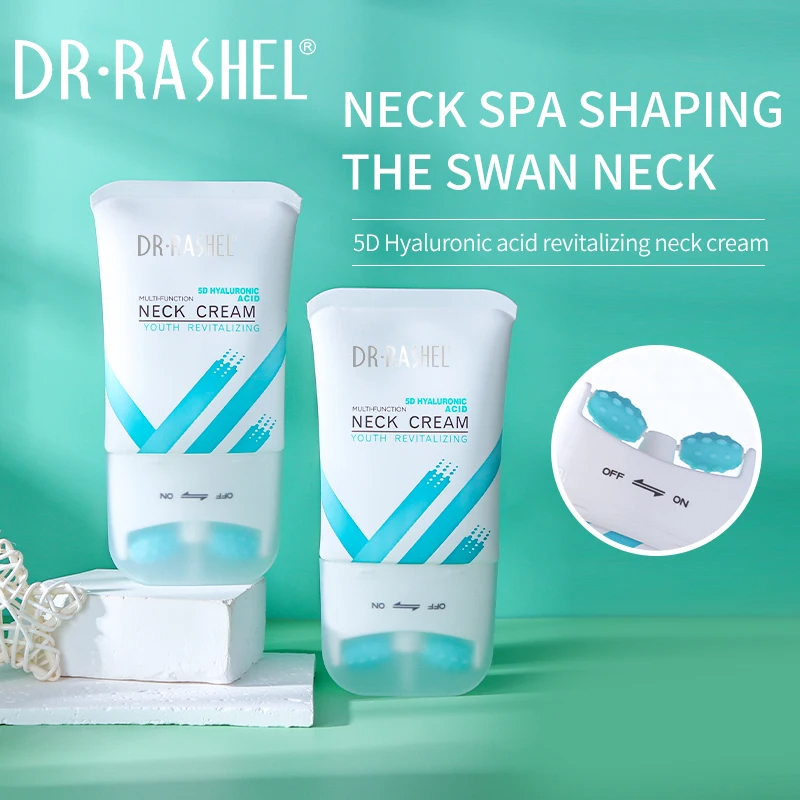کرم گردن هیالورونیک اسید 5D دکتر راشل 120گرم DR.RASHEL 5D Hyaluronic Acid Neck Cream