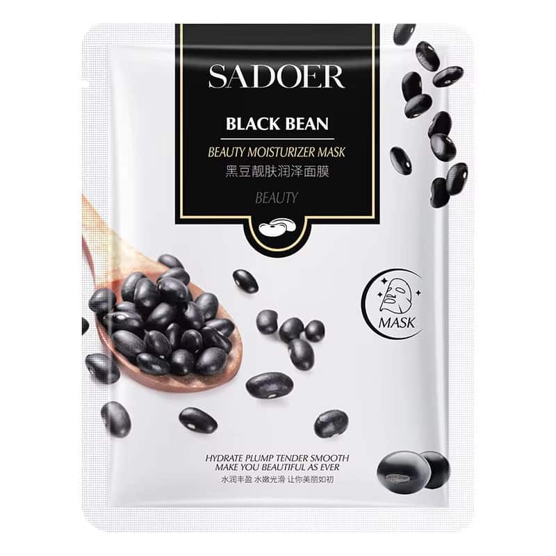 ماسک ورقه‌ای لوبیا سیاه سادور 25گرم SADOER Black Bean Facial Mask