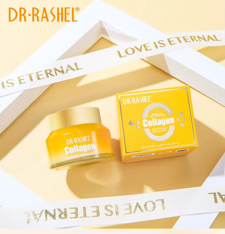کرم روز کلاژن مولتی لیفتینگ اولترا دکتر راشل اورجینال 50گرم DR.RASHEL COLLAGEN MULTI LIFT ULTRA GLOW DAY CREAM