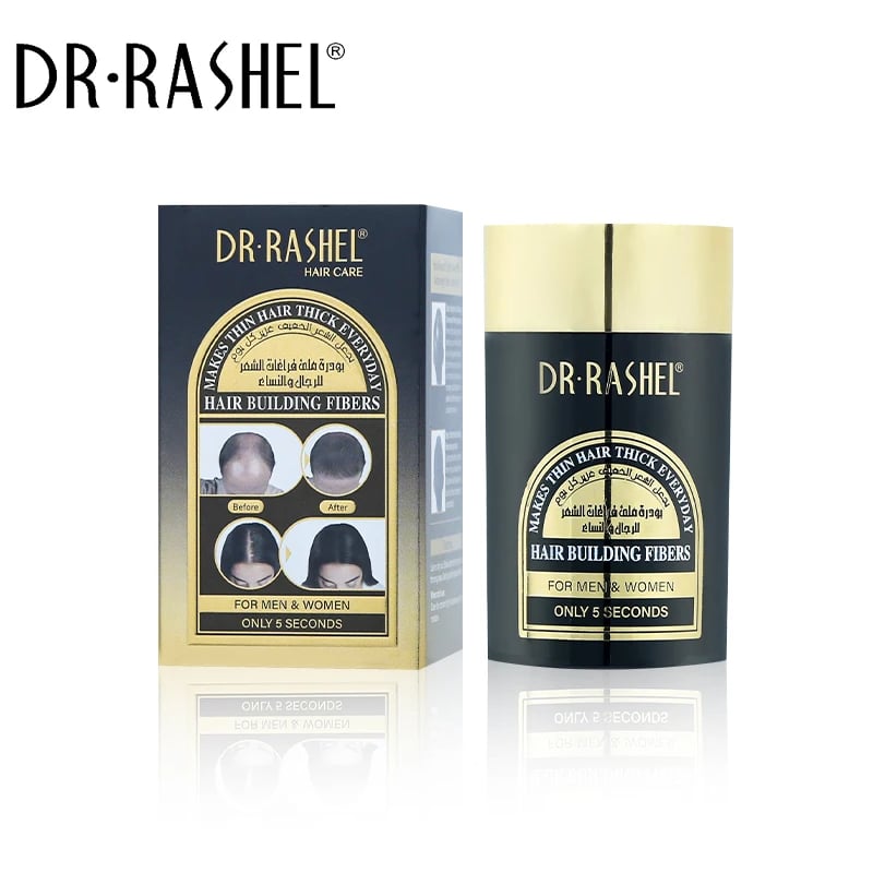 پودر پرپشت کننده مو دکتر راشل 22گرم DR.RASHEL Hair building fibers
