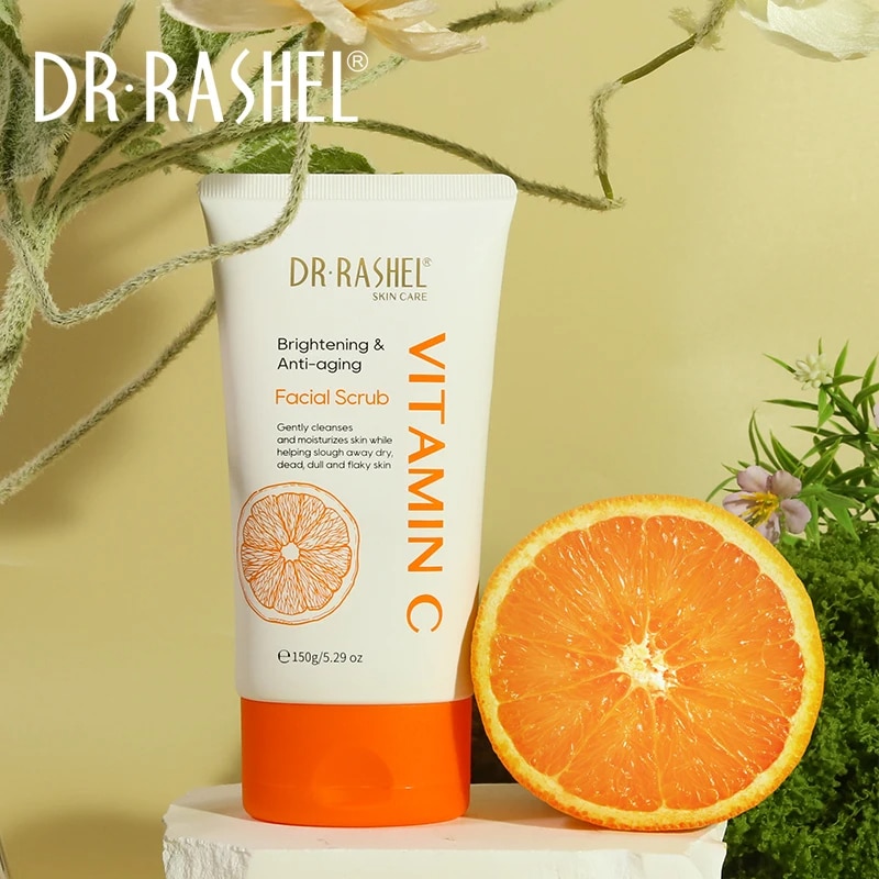اسکراب صورت ویتامین سی دکتر راشل 150گرم DR.RASHEL Vitamin C Facial Scrub