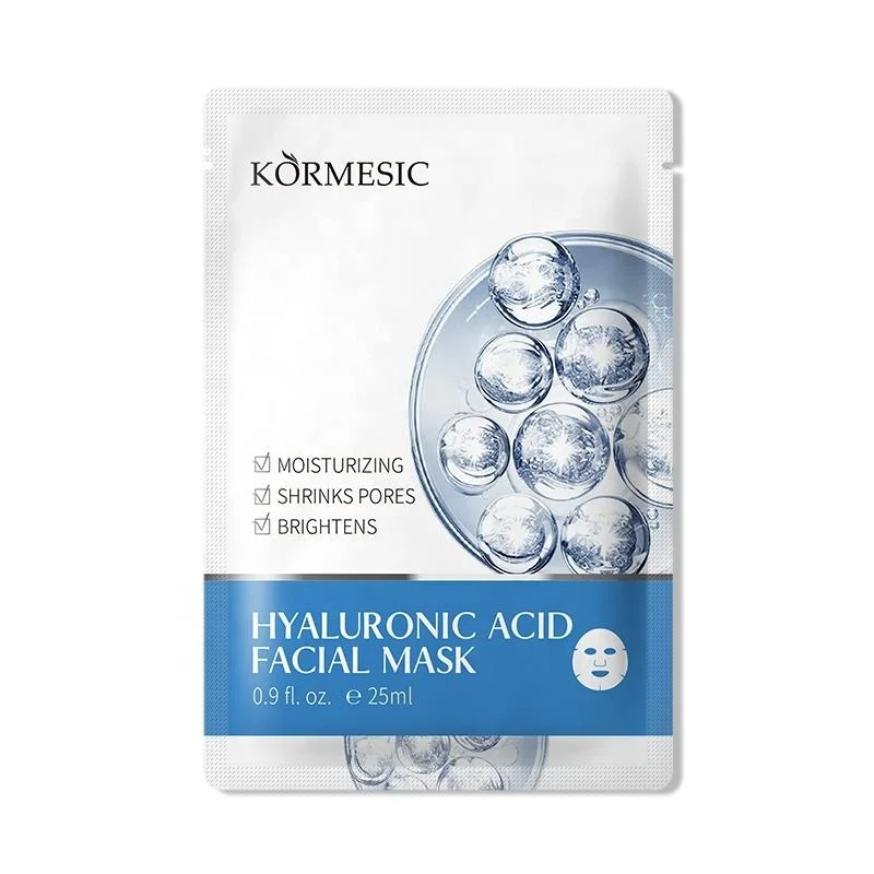 ماسک ورقه ای هیالورونیک اسید آبرسان و ضدچروک کورمسیک 25 گرم KORMESIC Hyaluronic Acid Hydrating & Anti-Wrinkle Facial Mask