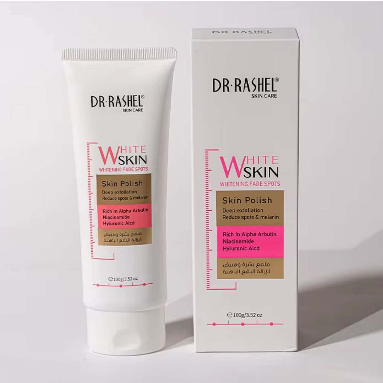 پولیش صورت ضدلک و روشن کننده دکتر راشل 100گرم DR.RASHEL Whitening Fade Spots Skin Polish
