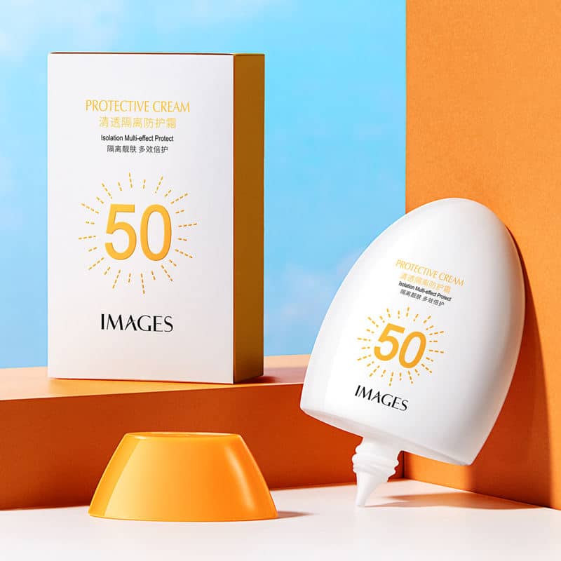 کرم ضد آفتاب بی رنگ ایمیجز IMAGES Protective Cream SPF +50