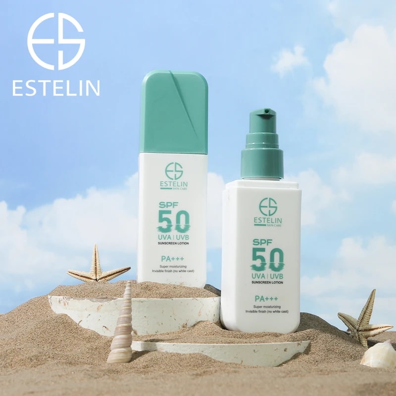 لوسیون ضد آفتاب سوپر مرطوب کننده استلین 75گرم ESTELIN Super Moisturizing Sunscreen Lotion SPF50