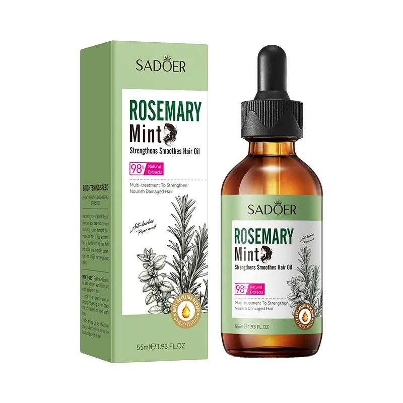 روغن مو رزماری نعنا سادور 55میل SADOER Rosemary Mint Hair Oil