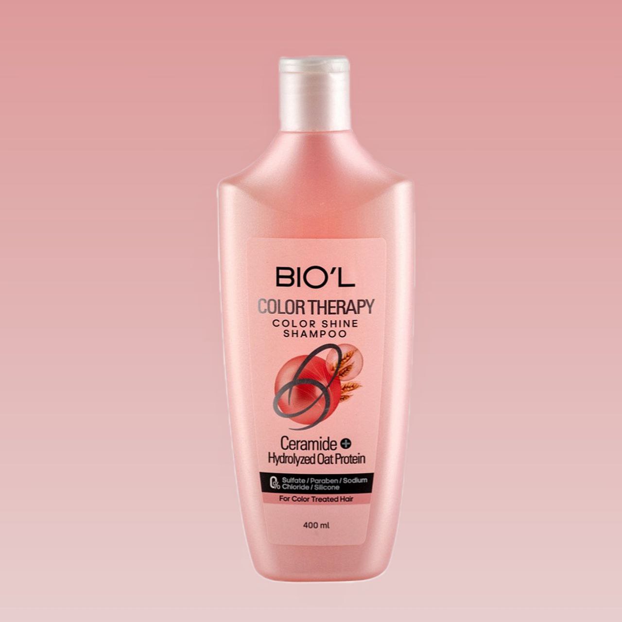 شامپو کالر تراپی بیول 400میل BIO'L Color Therapy Color Shine Shampoo