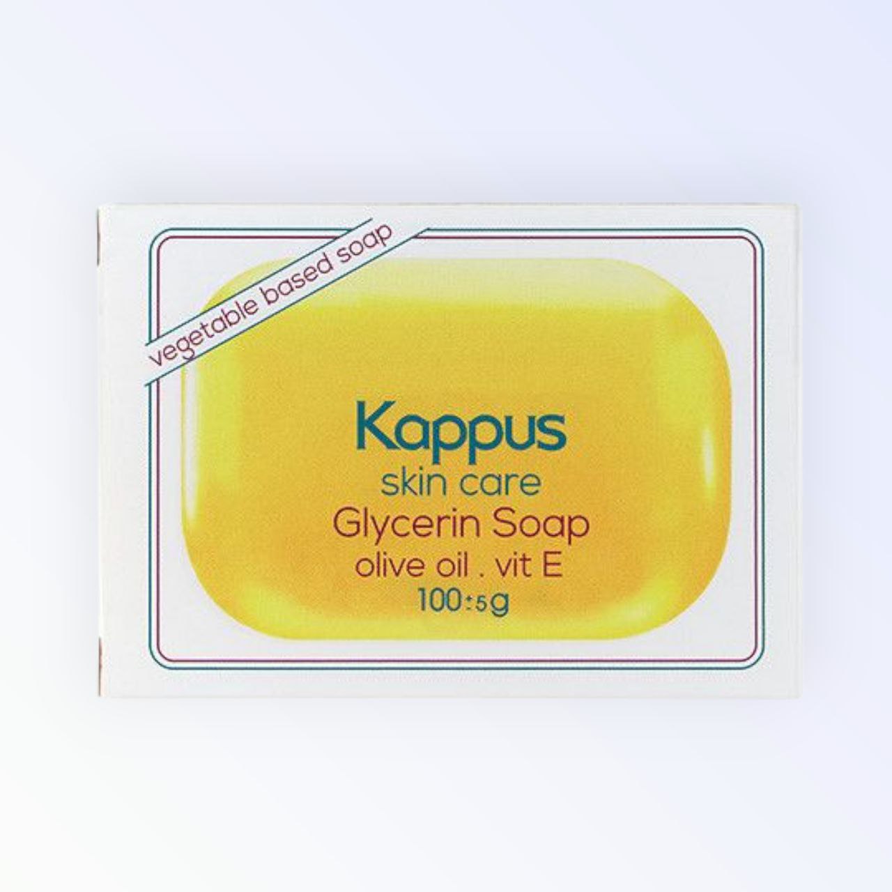 صابون شفاف گلیسیرین کاپوس 100گرم Kappus Transparent Glycerin Soap