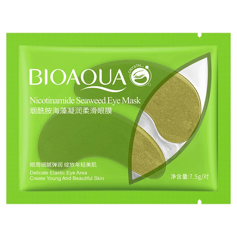 ماسک چشم جلبک و نیکوتینامید بیوآکوا  7.5گرم BIOAQUA Nicotinamid Sseaweed Eye Mask