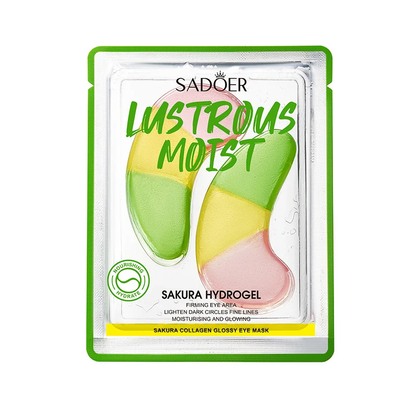ماسک چشم ساکورا کلاژن سادور 7.5گرم SADOER SAKURA COLLAGEN GLOSSY EYE MASK