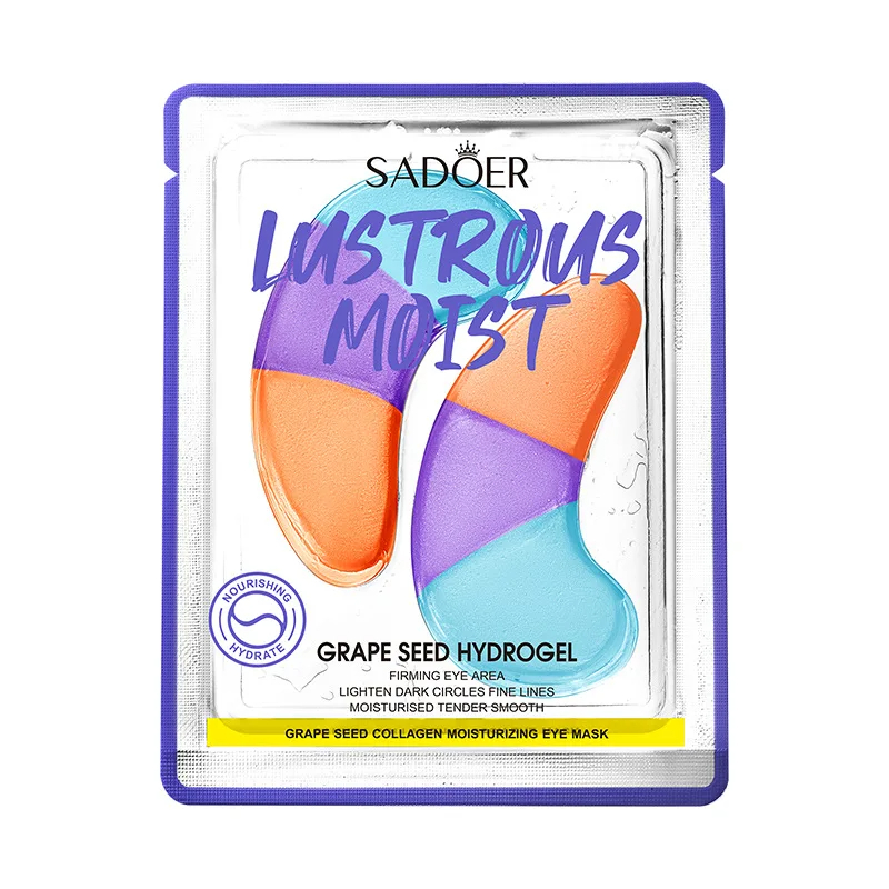 ماسک چشم هسته انگور و کلاژن سادور 7.5گرم SADOER GRAPE SEED HYDROGEL EYE MASK