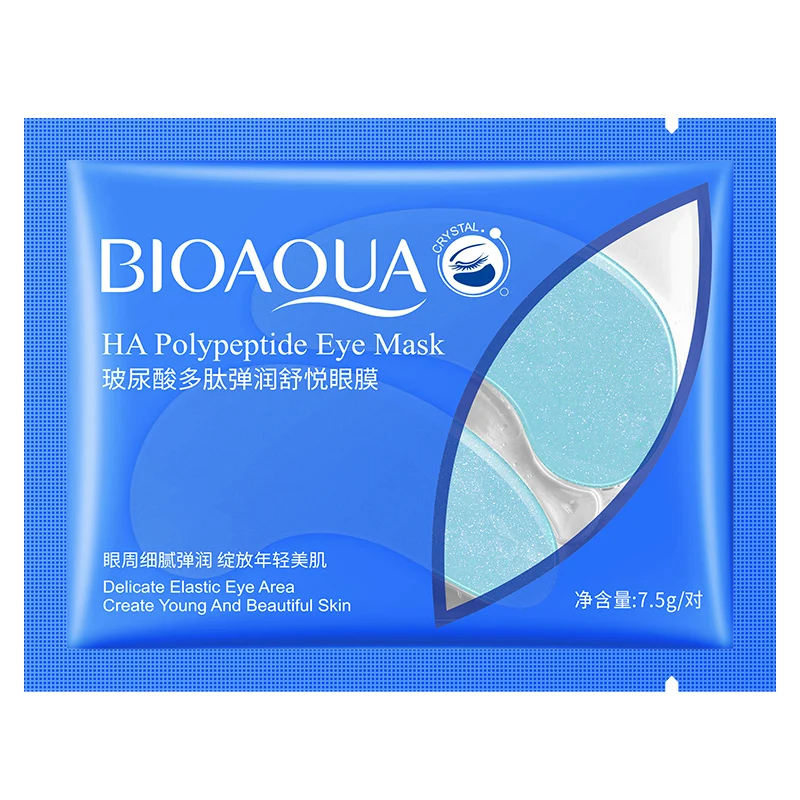 ماسک چشم هیالورونیک اسید پلی‌پپتاید بیوآکوا 7.5گرم BIOAQUA HA Polypeptide Eye Mask