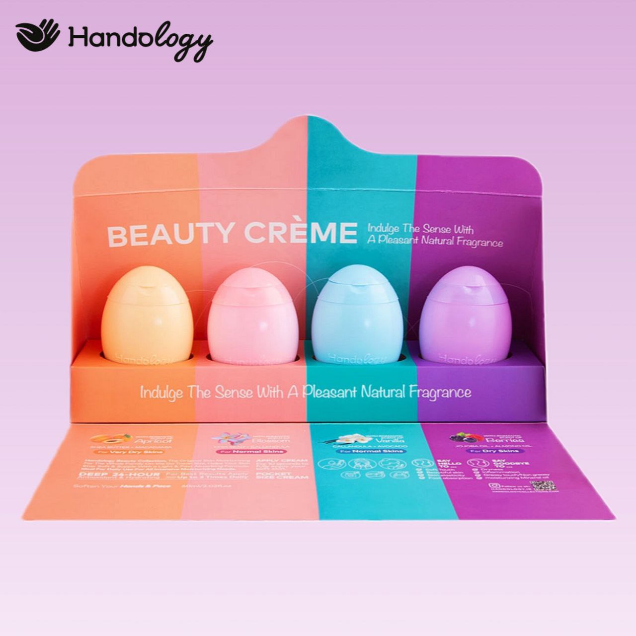 پک 4 عددی کرم بیوتی هندولوژی Handology Beauty Cream Pack 4Pcs