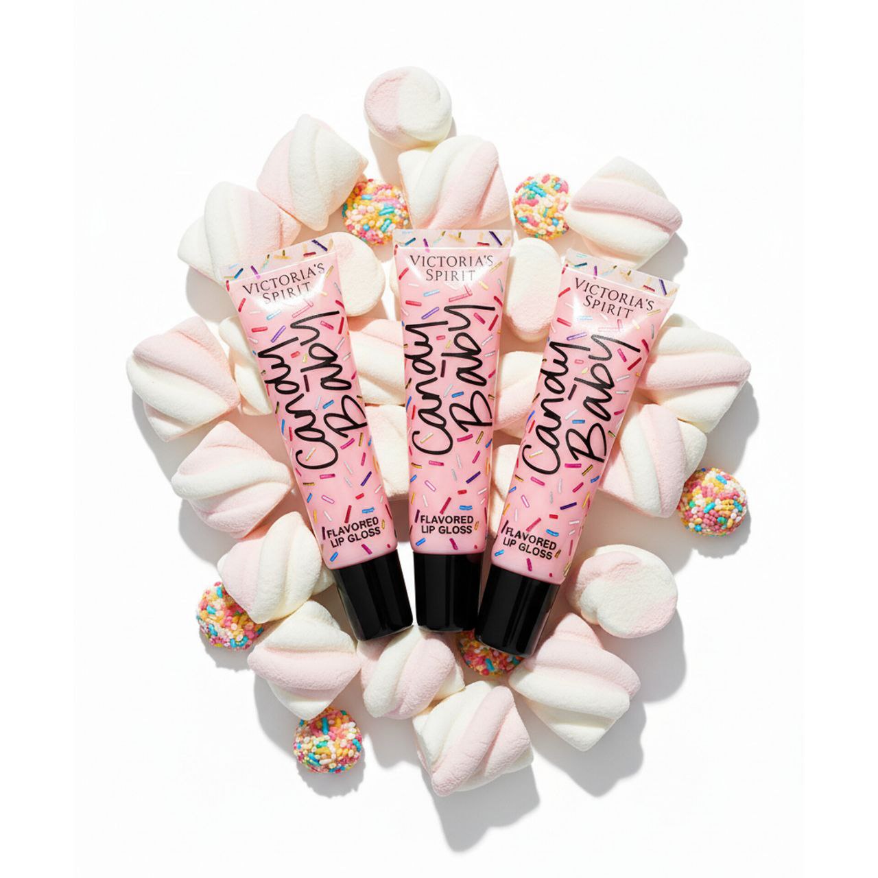 لیپ گلاس کندی بیبی ویکتوریا اسپریت Victoria’s Spirit Candy Baby Flavored Lip Gloss