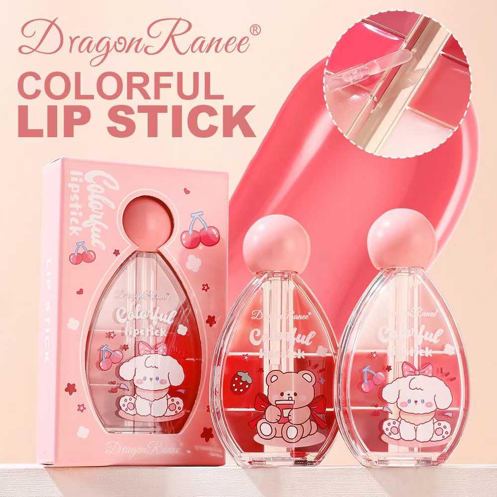 پالت رژ خیس ۶ عددی دراگون رانی 6گرم Dragon Ranee SWEET FRUIT MOISTURIZING LIP JELLY