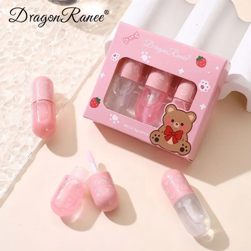 پک ۳ عددی لیپ اویل لیتل بیر دراگون رانی 14میل Dragon Ranee 3pcs Lip Set