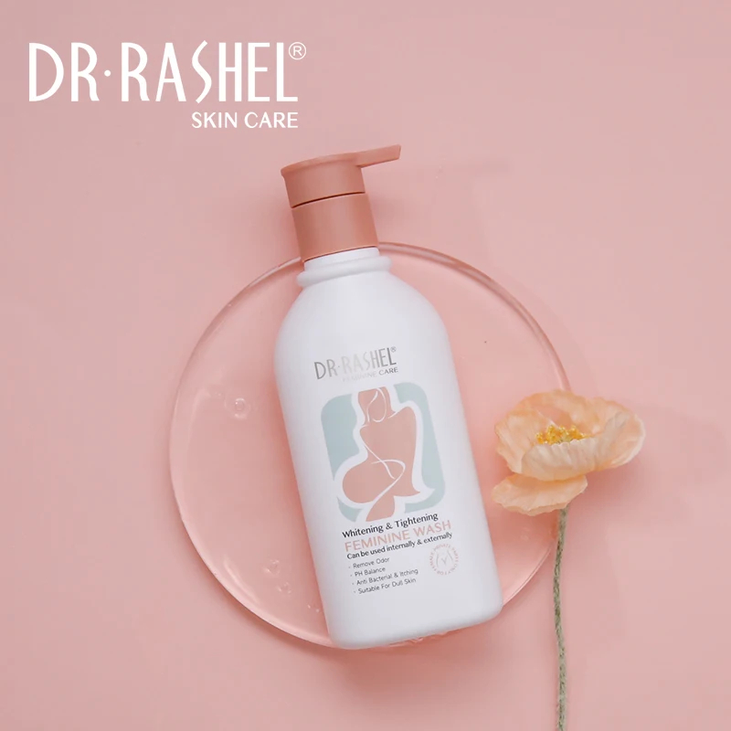 ژل بهداشتی بانوان دکتر راشل سفید و تنگ کننده(قابل استفاده داخلی و خارجی) 220میل DR.RASHEL Whitening & Tightening FEMININE WASH