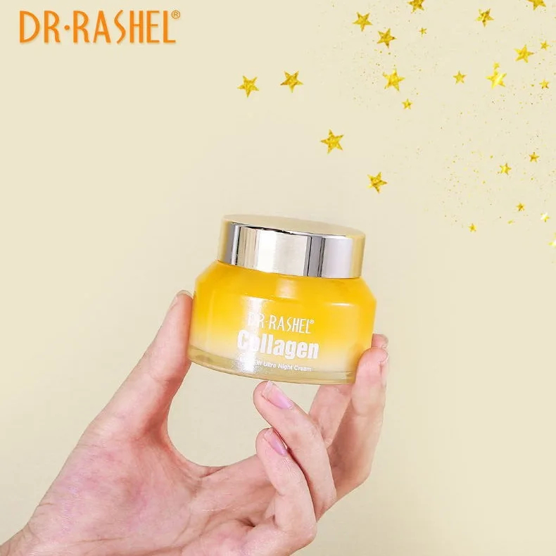 کرم شب کلاژن مولتی لیفتینگ اولترا دکتر راشل 50گرم DR.RASHEL Collagen Multi-Lift Ultra Night Cream