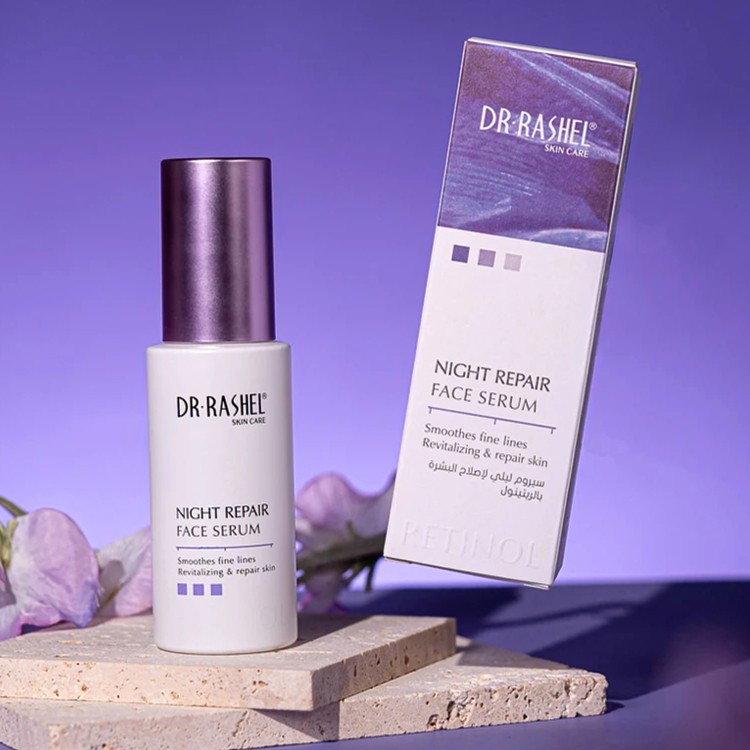 سرم صورت شب رتینول دکتر راشل 50میل DR.RASHEL Retinol Night Repair Face Serum